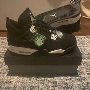 Jordan Black and White Athletic Shoes